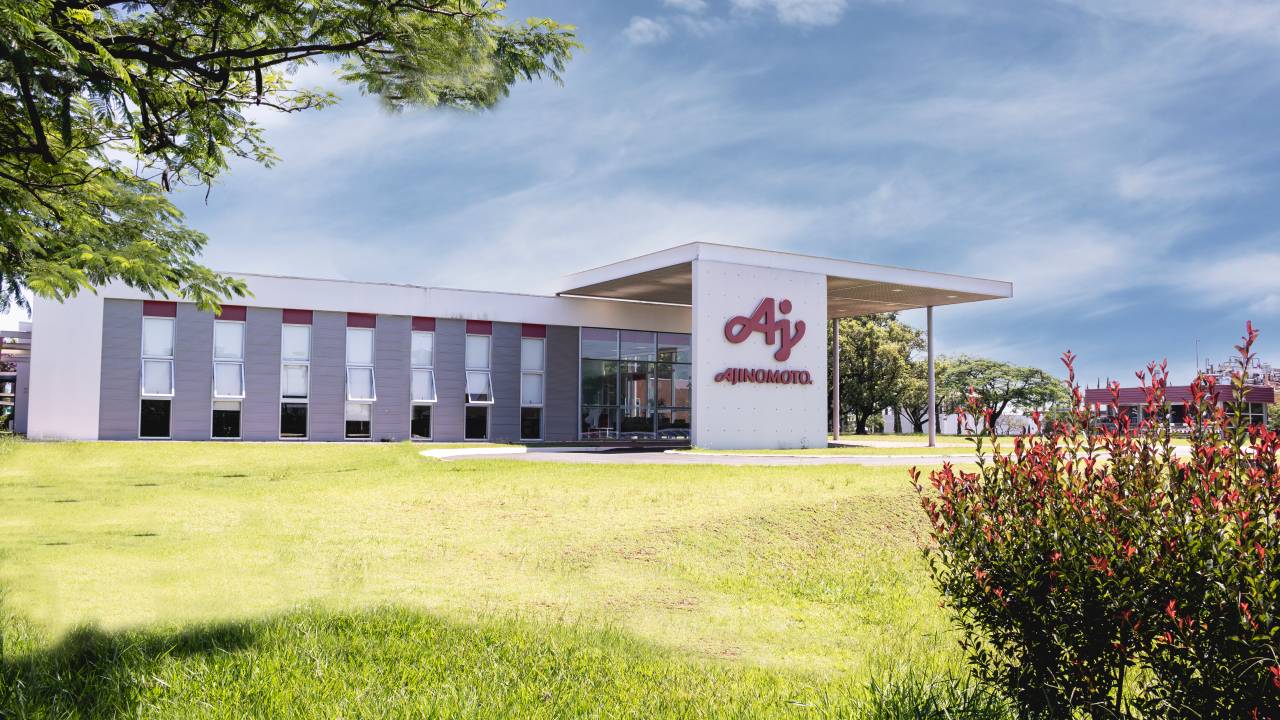 Fábrica da Ajinomoto em Limeira, São Paulo